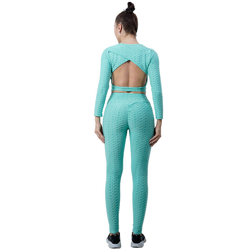 Women's Fashion Casual Exercise Hip Lifting Sport Yoga Suit