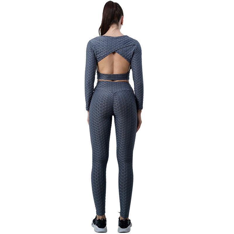 Women's Fashion Casual Exercise Hip Lifting Sport Yoga Suit