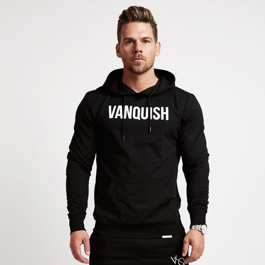 Pullover Hooded Sweater Fitness Men