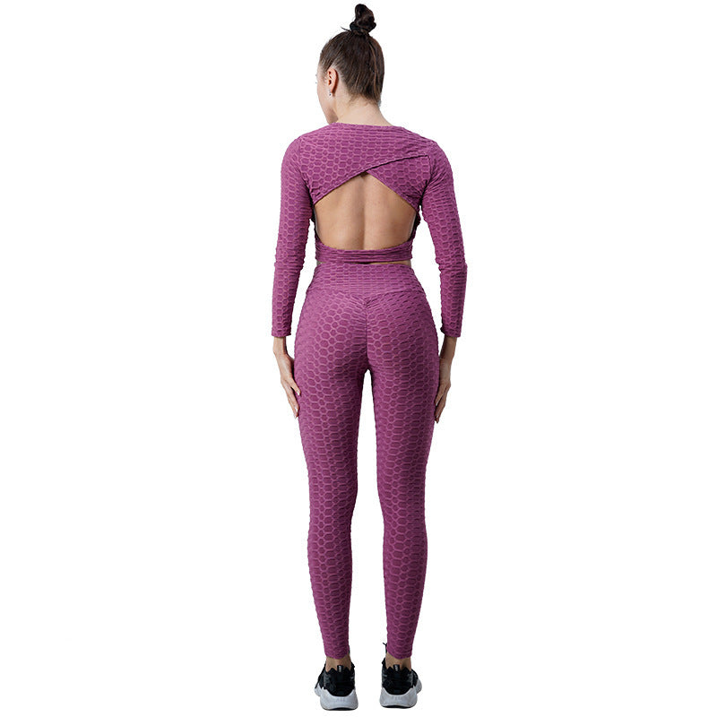 Women's Fashion Casual Exercise Hip Lifting Sport Yoga Suit