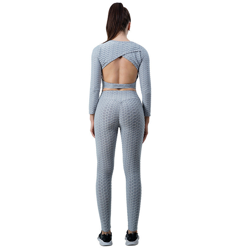 Women's Fashion Casual Exercise Hip Lifting Sport Yoga Suit