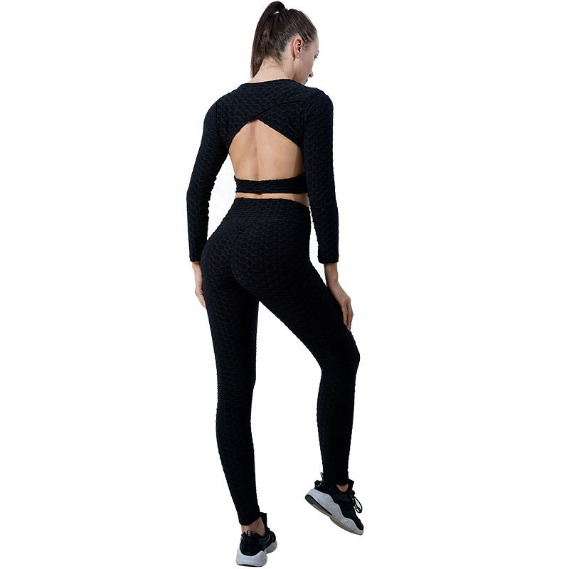 Women's Fashion Casual Exercise Hip Lifting Sport Yoga Suit