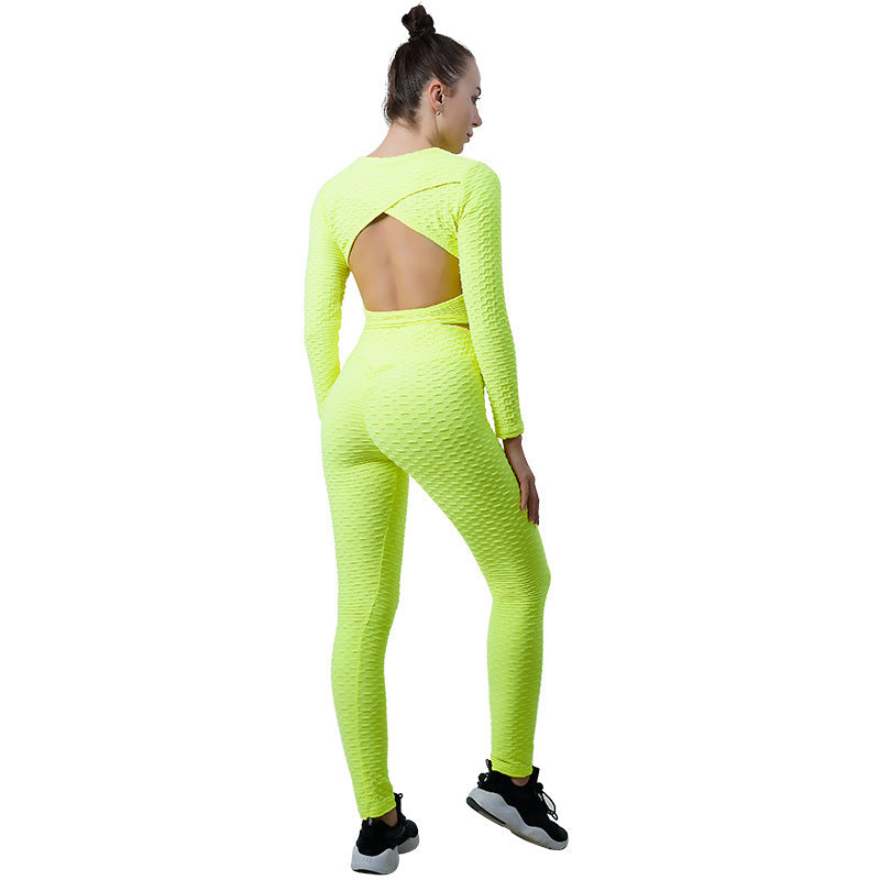 Women's Fashion Casual Exercise Hip Lifting Sport Yoga Suit