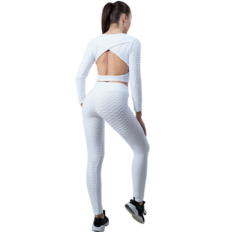 Women's Fashion Casual Exercise Hip Lifting Sport Yoga Suit